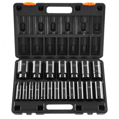010500001903 - 19-Piece Heavy-Duty Impact Socket Set for Precision Tasks