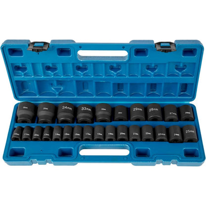 010823205688 - 26-Piece 1/2" Drive Impact Socket Set in Chrome Vanadium