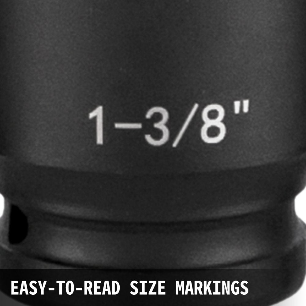 010500072138 - 19-Piece 1/2" Drive Impact Socket Set with Durable Case