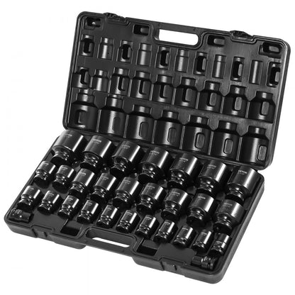 010978649334 - 29-Piece 3/4" Drive Impact Socket Set in Alloy Steel