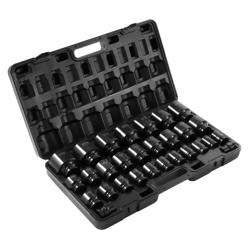 010978649334 - 29-Piece 3/4" Drive Impact Socket Set in Alloy Steel