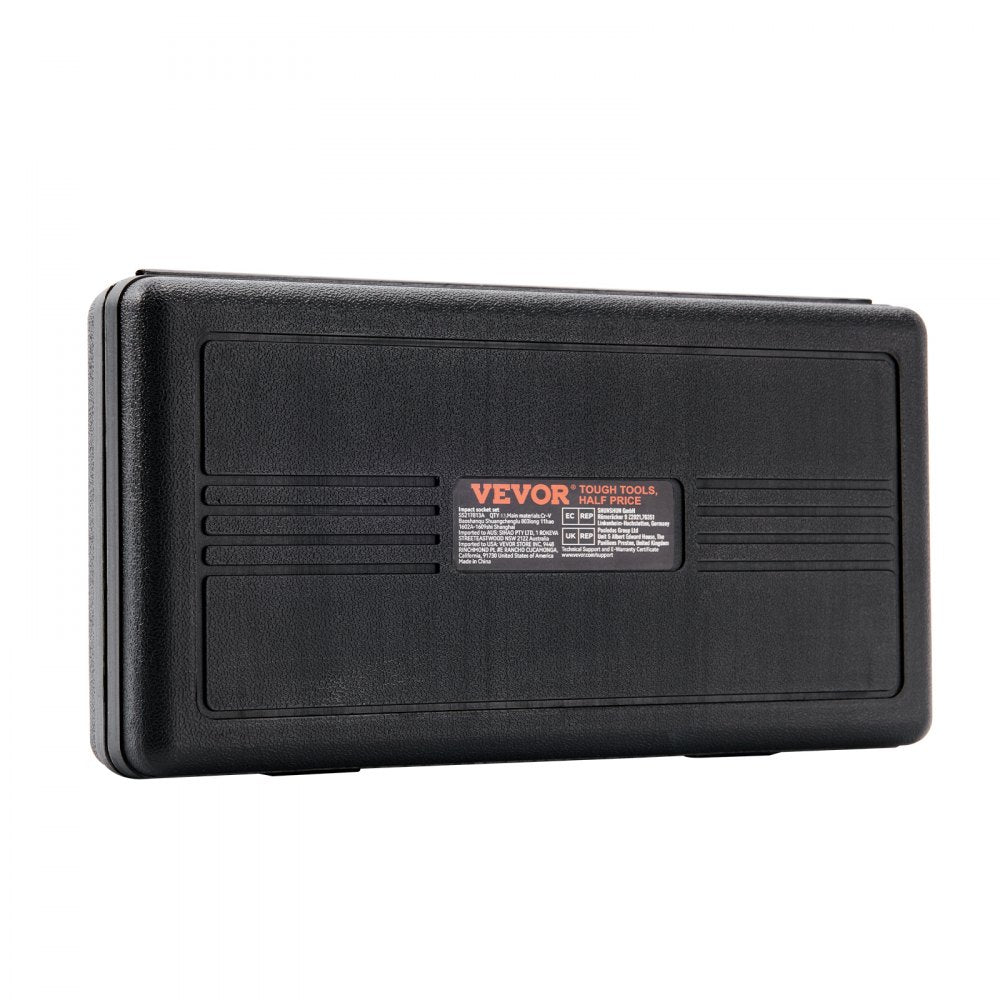 SS217813A - 13-Piece 10mm to 24mm Impact Socket Set in Durable Steel