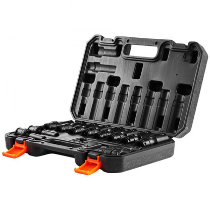 SX38MUN1400 - 14pcs 360° Swivel Impact Socket Set for Auto Repairs