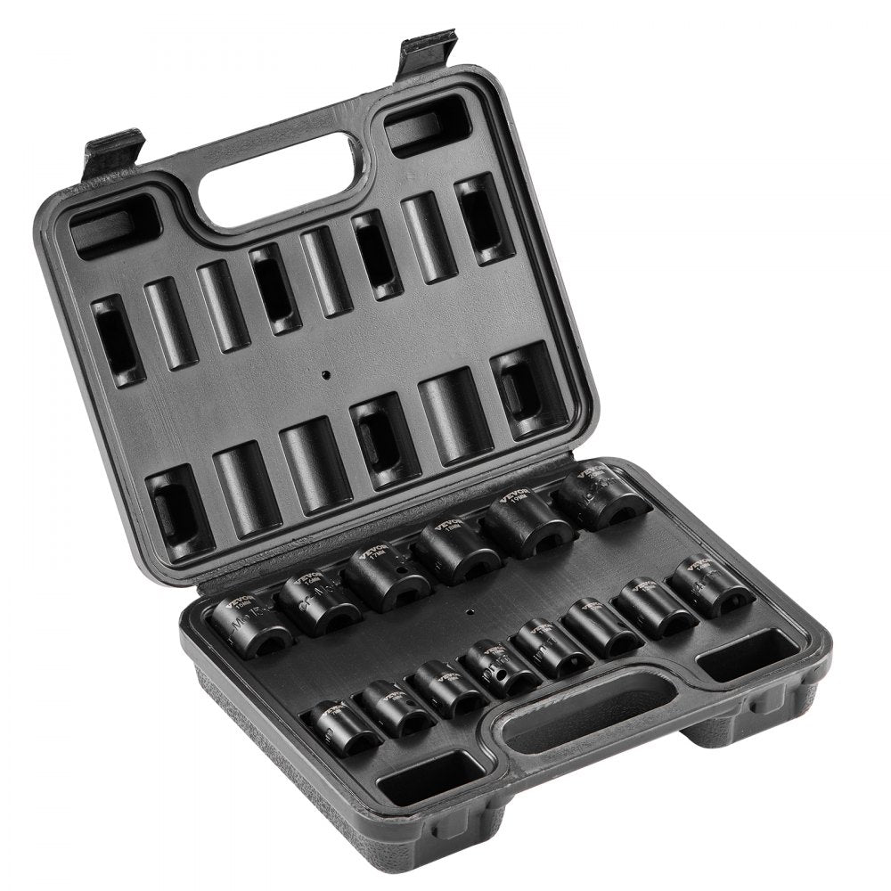 SX38MST1400 - 14-Piece VEVOR Impact Socket Set with Durable Case