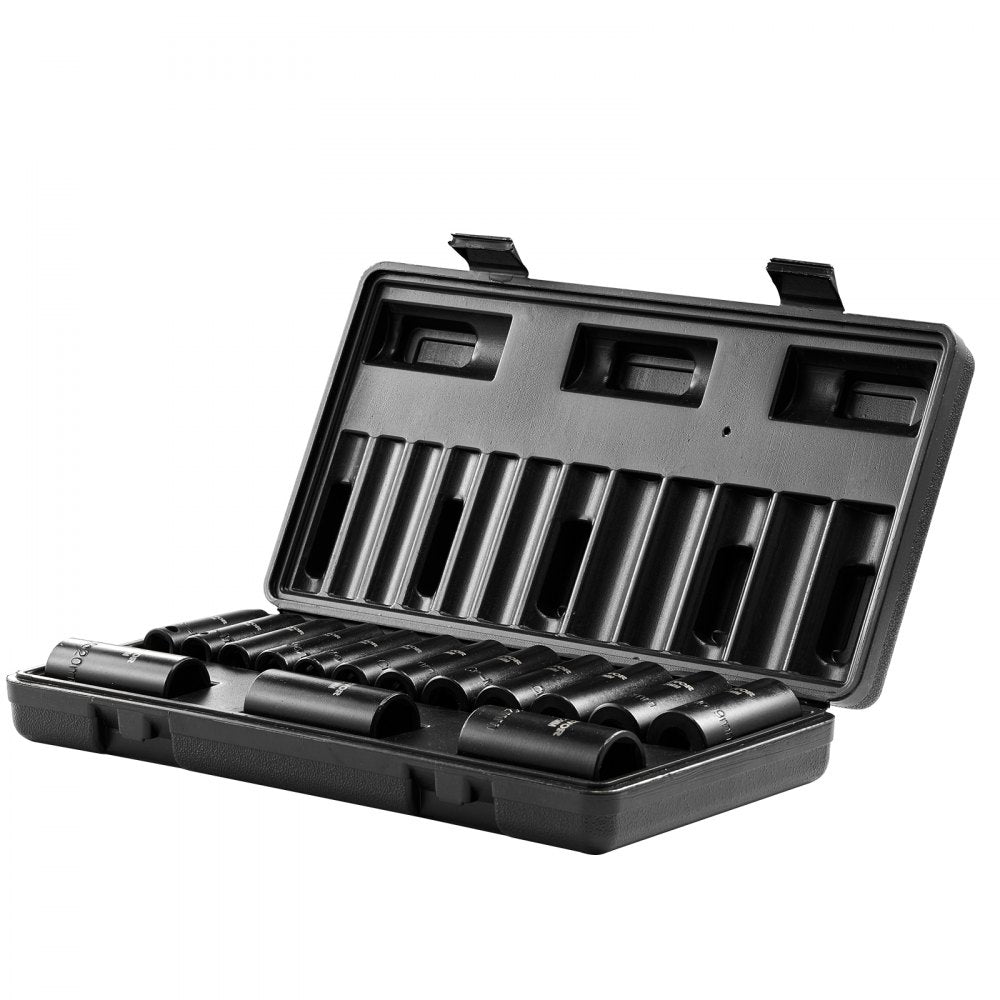 SX38D15000 - 15-Piece Impact Socket Set for Automotive and Industrial Use