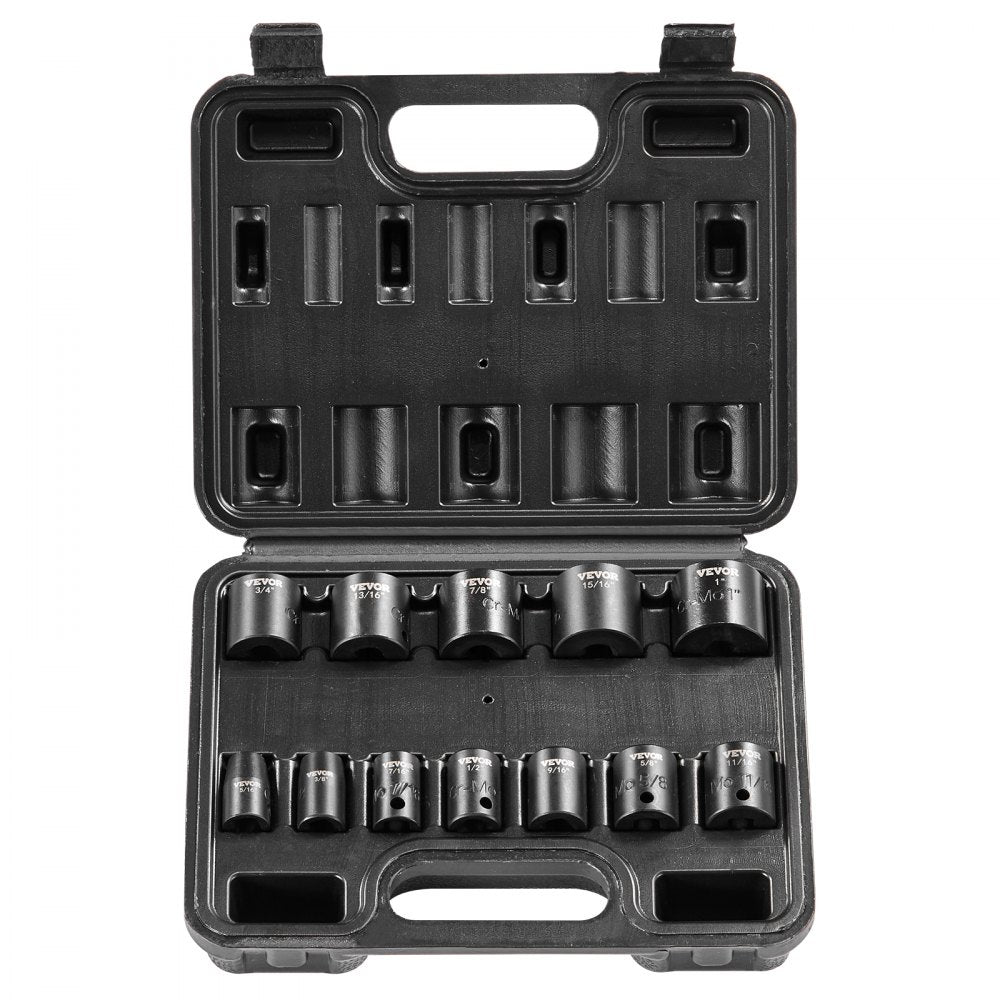 SX38SST1200 - 12-Piece Cr-Mo Impact Socket Set with Toolbox