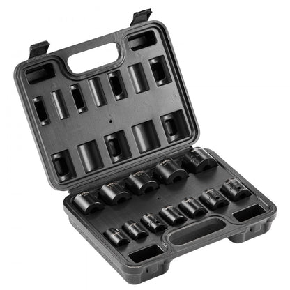 SX38SST1200 - 12-Piece Cr-Mo Impact Socket Set with Toolbox