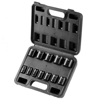SX38SST1200 - 12-Piece Cr-Mo Impact Socket Set with Toolbox