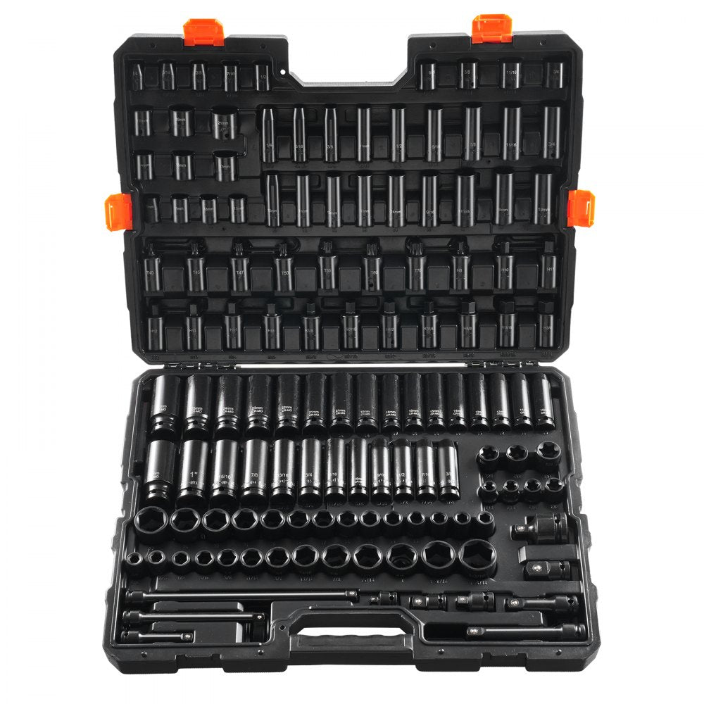 XL3069 - 130-Piece Professional Impact Socket Set for Automotive Repair