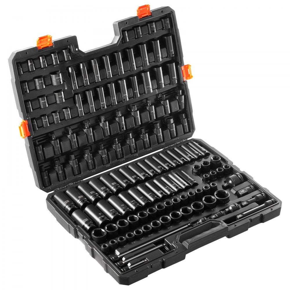 XL3069 - 130-Piece Professional Impact Socket Set for Automotive Repair