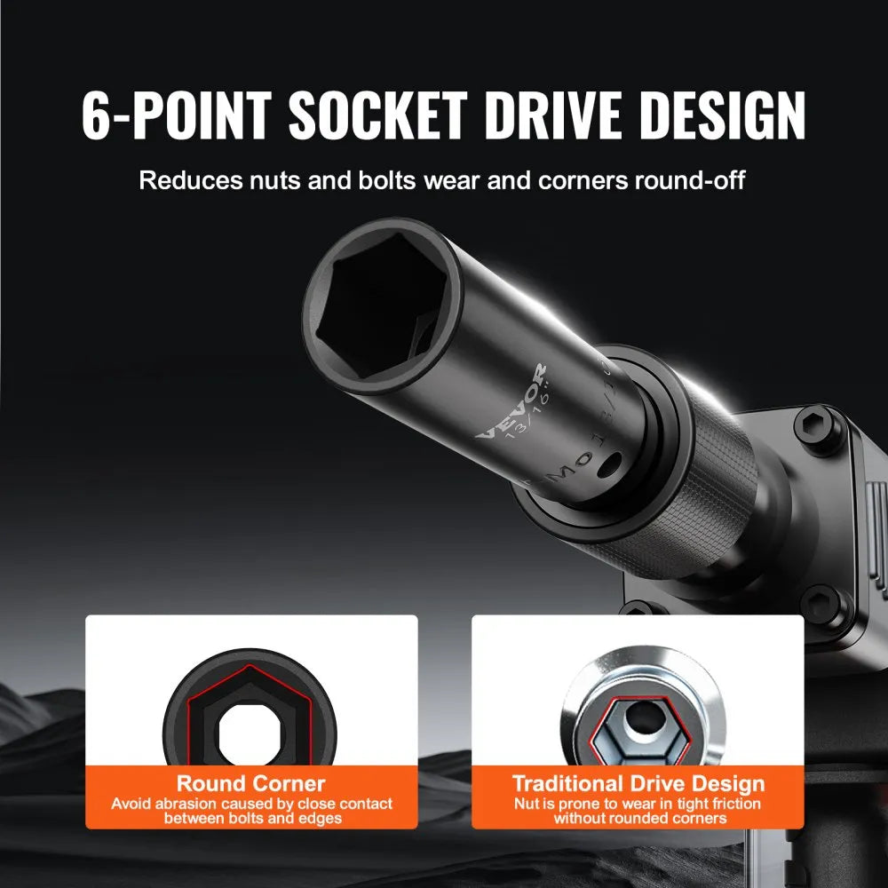 SX38SSD2500 - 25-Piece 3/8" Drive Socket Set with Impact-Resistant Design