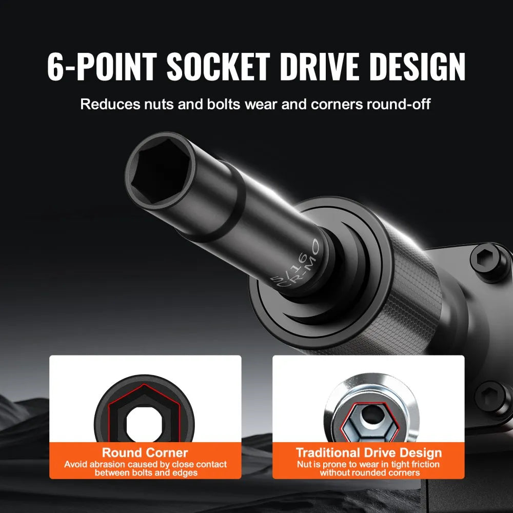 XL3068 - 48-Piece Professional Impact Socket Set in Durable Case