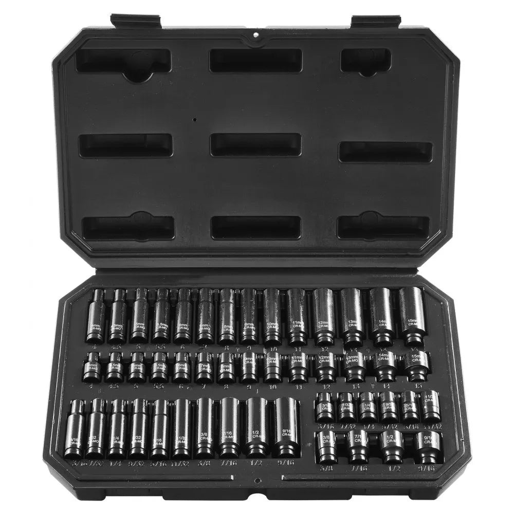 XL3068 - 48-Piece Professional Impact Socket Set in Durable Case