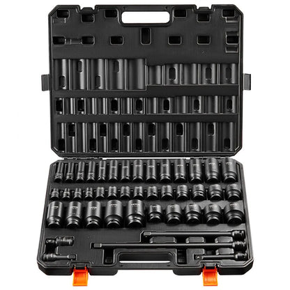 SX21D43000 - 43-Piece 1/2" Impact Socket Set with Storage Case