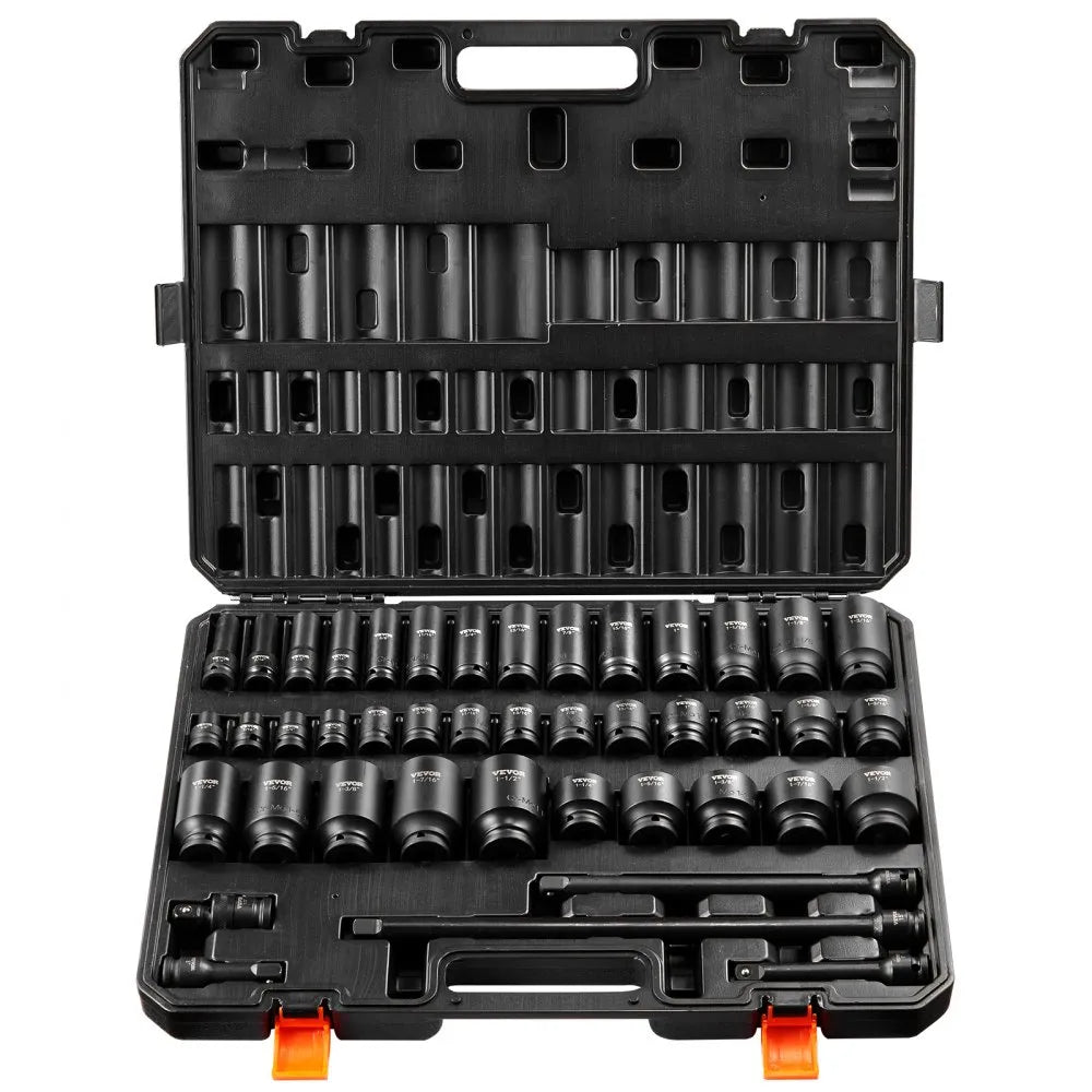 SX21D43000 - 43-Piece 1/2" Impact Socket Set with Storage Case