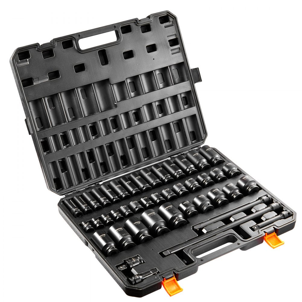 SX21D43000 - 43-Piece 1/2" Impact Socket Set with Storage Case