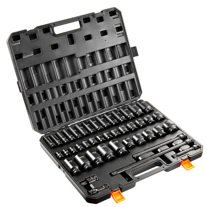 SX21D43000 - 43-Piece 1/2" Impact Socket Set with Storage Case