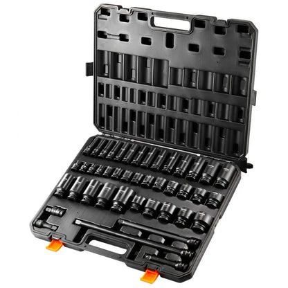 SX21D43000 - 43-Piece 1/2" Impact Socket Set with Storage Case