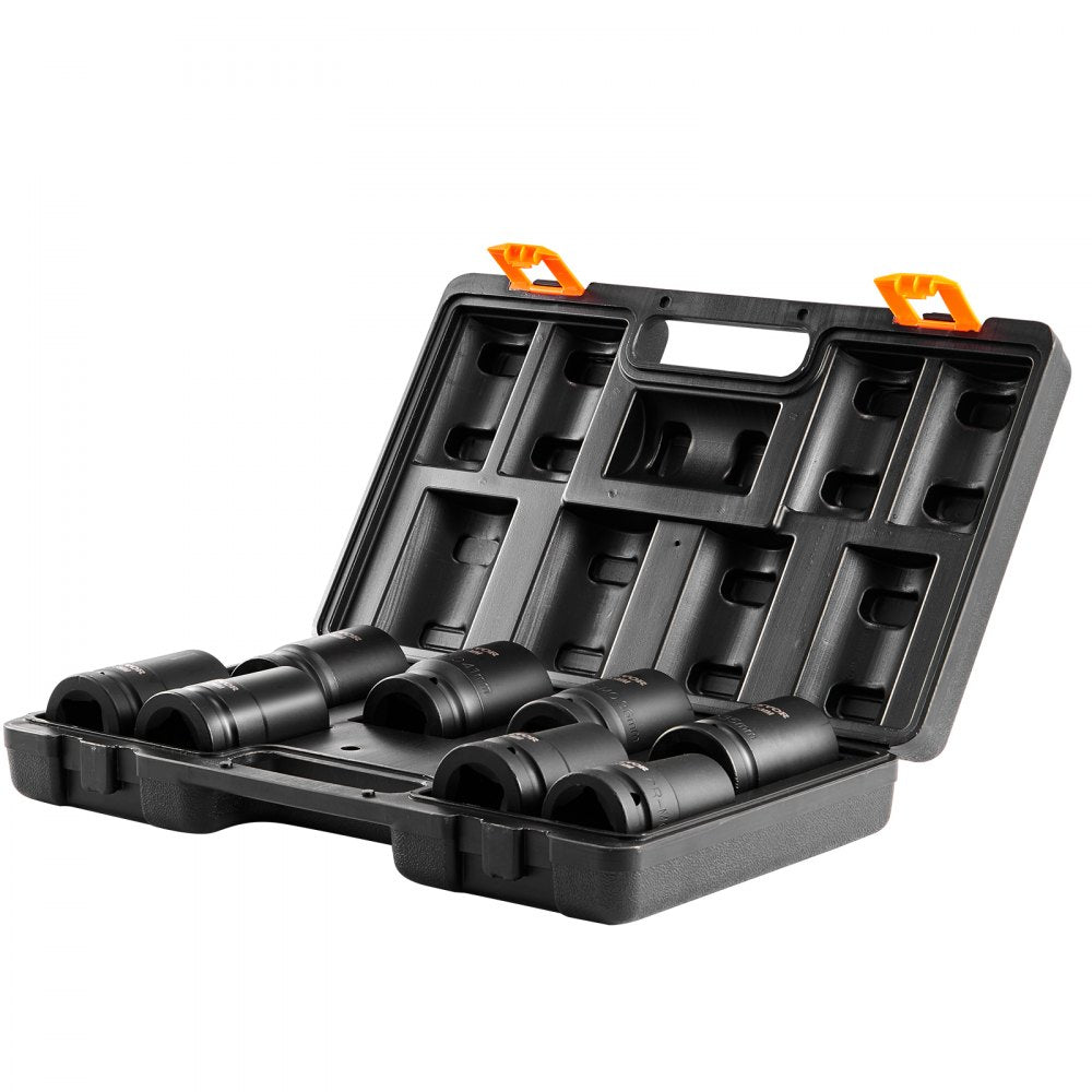 SX1D8000 - 8-Piece 1" VEVOR Impact Socket Set with Durable Case