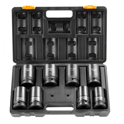 SX1D8000 - 8-Piece 1" VEVOR Impact Socket Set with Durable Case