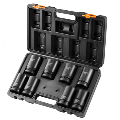 SX1D8000 - 8-Piece 1" VEVOR Impact Socket Set with Durable Case