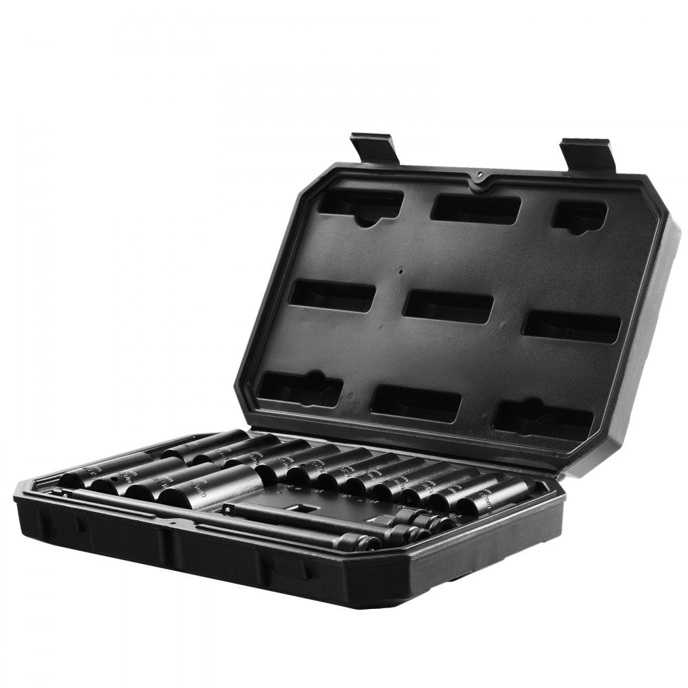 XL3066 - 18-Piece Impact Socket Set in Durable Case for Automotive Repairs
