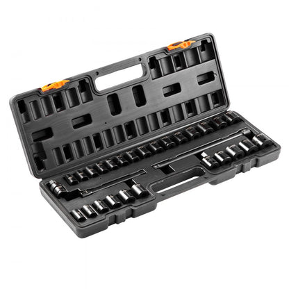 SX38DST2900 - 29pc 3/8in VEVOR Impact Socket Set with Durable Case