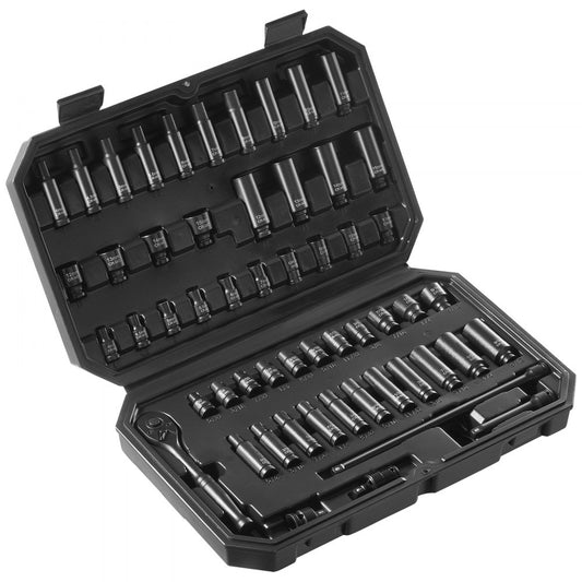 XL3067 - 55-Piece VEVOR Impact Socket Set for Automotive Repairs