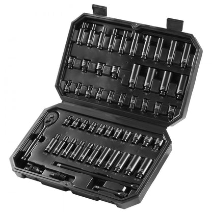XL3067 - 55-Piece VEVOR Impact Socket Set for Automotive Repairs