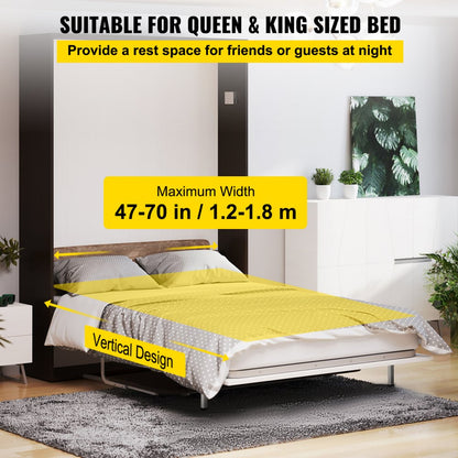 VV-CJ-ZFCJ - Heavy-Duty Wall Bed Mechanism for King/Queen Beds