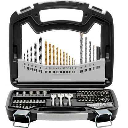101PCS DRILL & BIT SET - Versatile 101-Piece Steel Drill & Driver Kit