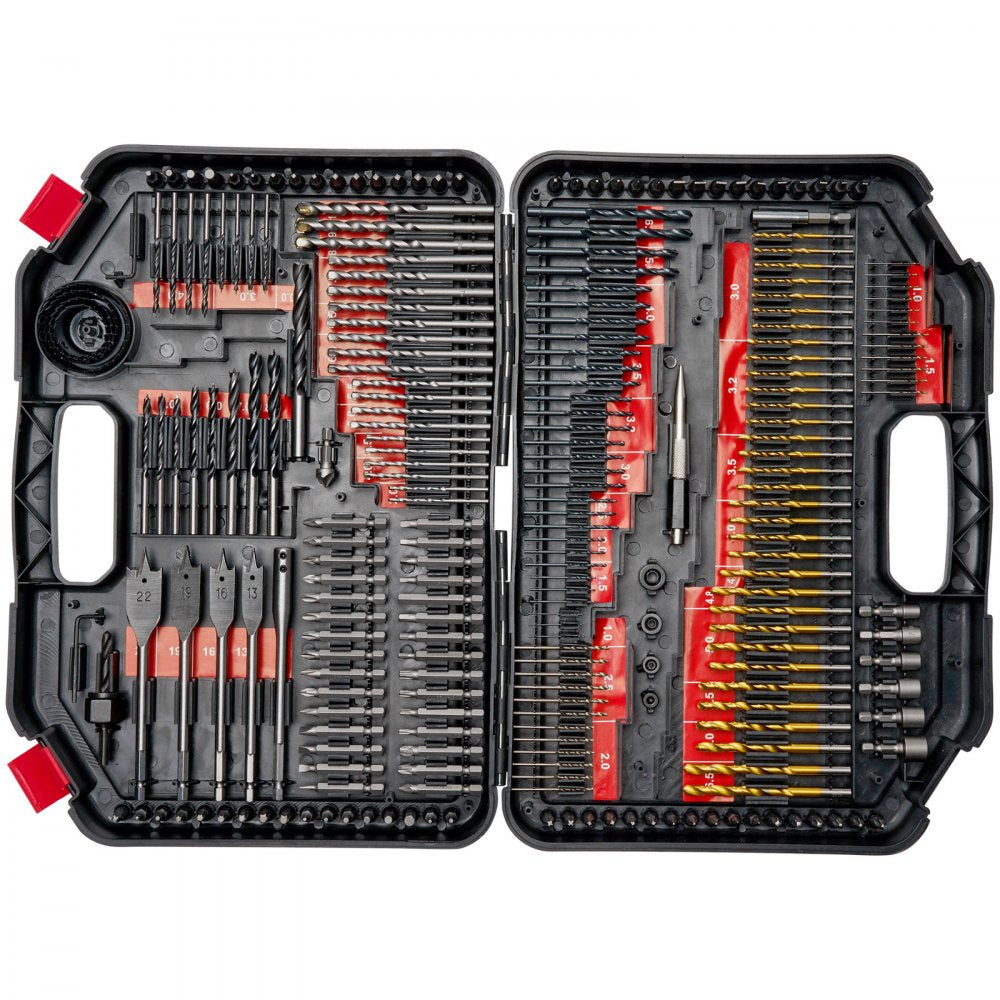 246PCS DRILL & BIT SET - 246-Piece Tool Set with Durable, High-Strength Bits
