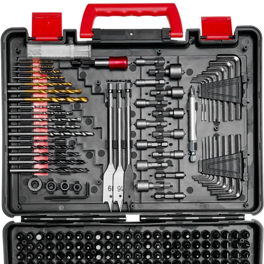 318 - Compact 318-Piece Drill & Screwdriver Bit Set in Carrying Case