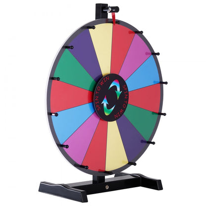 UPZP-18SE - 18" Customizable Spinning Prize Wheel for Events