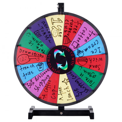 UPZP-18SE - 18" Customizable Spinning Prize Wheel for Events