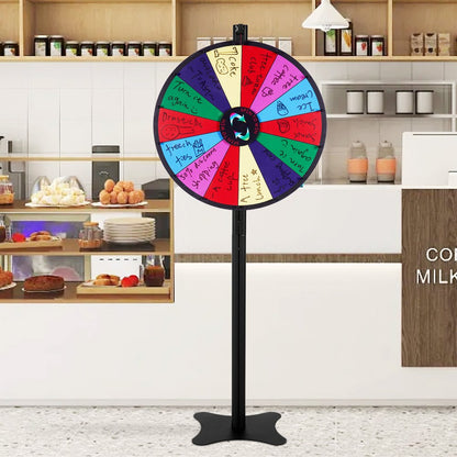 UPZP-24LY - 24" Customizable Spinning Prize Wheel for Events