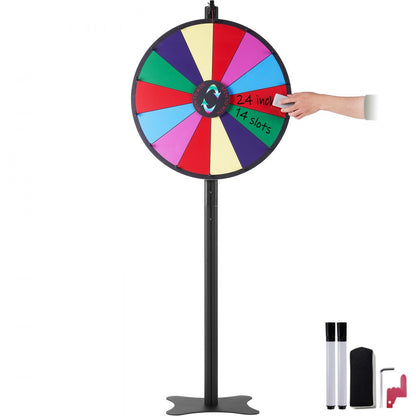 UPZP-24LY - 24" Customizable Spinning Prize Wheel for Events