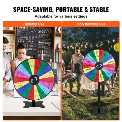 UPZP-36LY - 36" Customizable Spinning Prize Wheel for Events