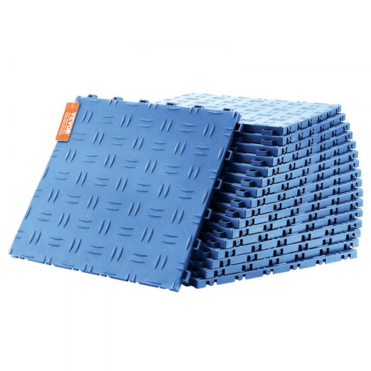 JQ-3025BK - Durable 12" Interlocking Garage Tiles for Easy DIY Installation