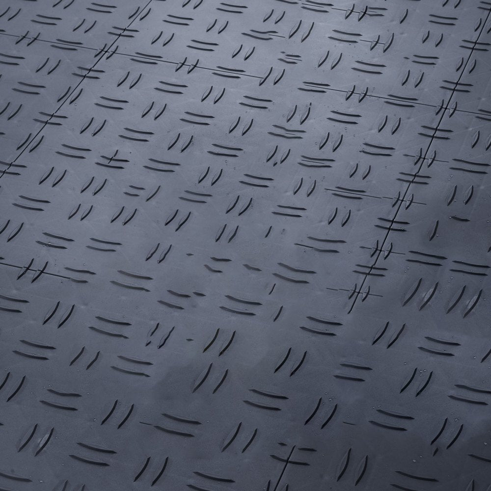 JQ-3025SMH - Durable 12" Interlocking Garage Tiles with 3D Diamond Pattern