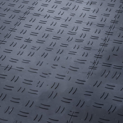 JQ-3025SMH - Durable 12" Interlocking Garage Tiles with 3D Diamond Pattern