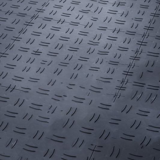JQ-3025SMH - Durable 12" Interlocking Garage Tiles with 3D Diamond Pattern