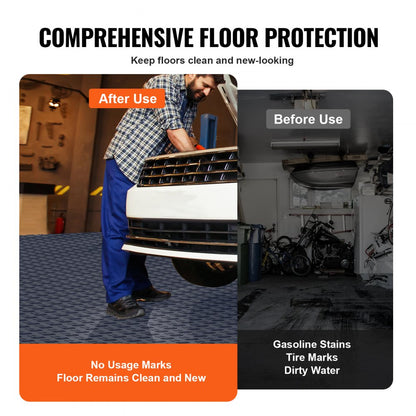 JQ-3050SMH - Durable 12" Interlocking Garage Tiles, Non-Slip & Easy Install