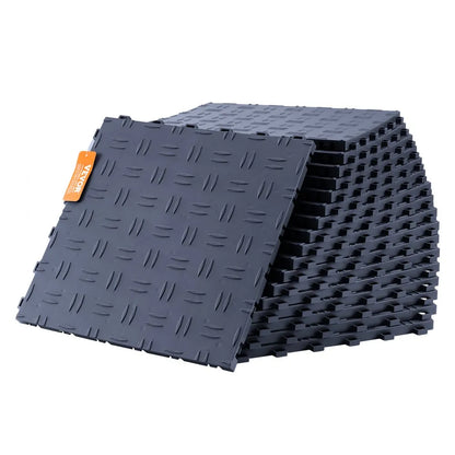 JQ-3050SMH - Durable 12" Interlocking Garage Tiles, Non-Slip & Easy Install