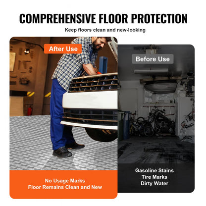 JQ-3025SL - Durable 12"x12" Interlocking Garage Tiles for Easy Installation