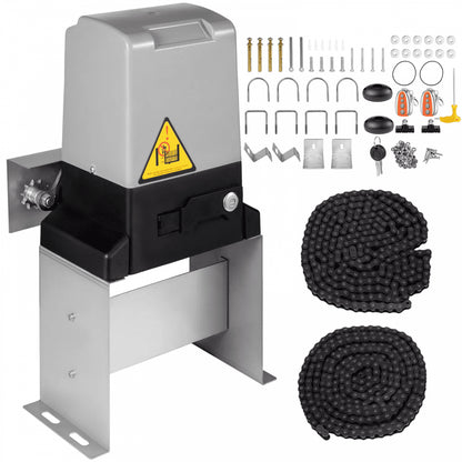 010471017655 - 40ft Heavy-Duty Automatic Sliding Gate Opener for Easy Setup