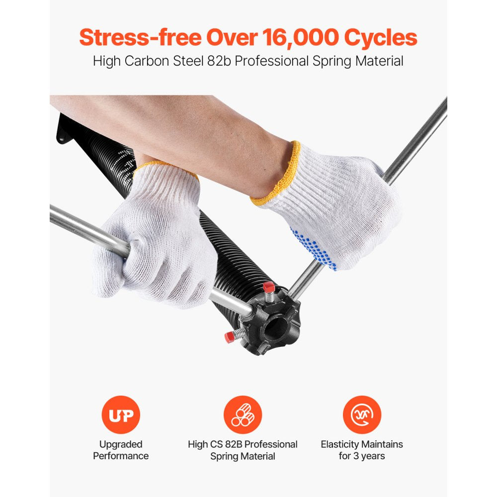 225-2-27 - Durable 0.225 x 2 x 27 inch Torsion Springs for Garage Doors