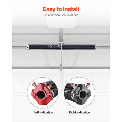 234-2-28 - Durable 0.234 x 2 x 28 inch Torsion Springs for Garage Doors