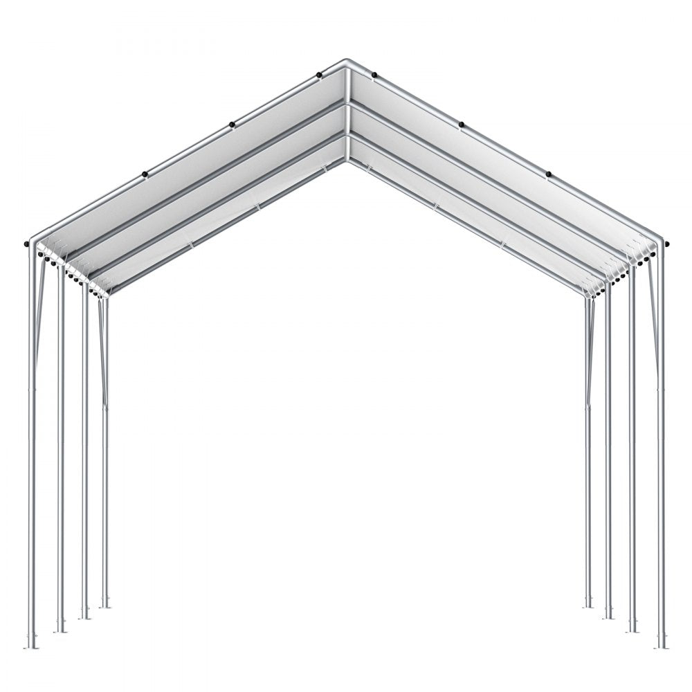 SXYQCPBBW10X20 - 10x20 ft Heavy-Duty Waterproof Canopy Cover for Carport