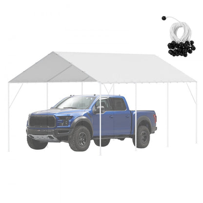 SXYQCPBBW10X20 - 10x20 ft Heavy-Duty Waterproof Canopy Cover for Carport